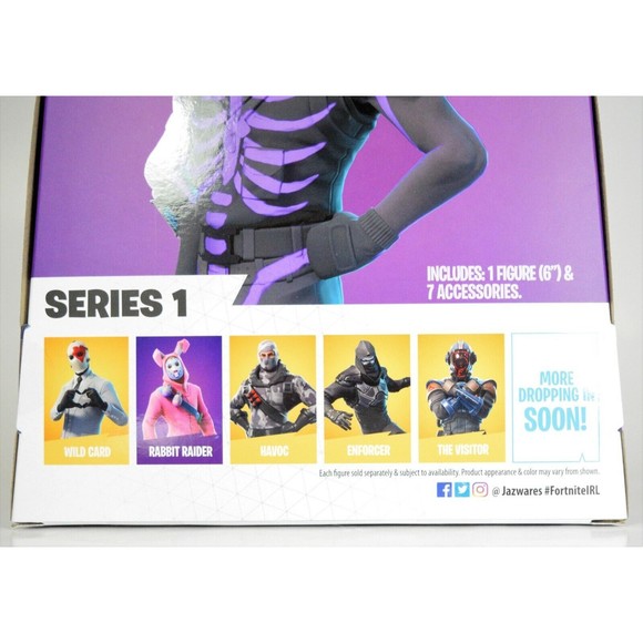 FORTNITE Legendary Series Skull Trooper Purple Glow Action Figure Rare - Picture 11 of 12